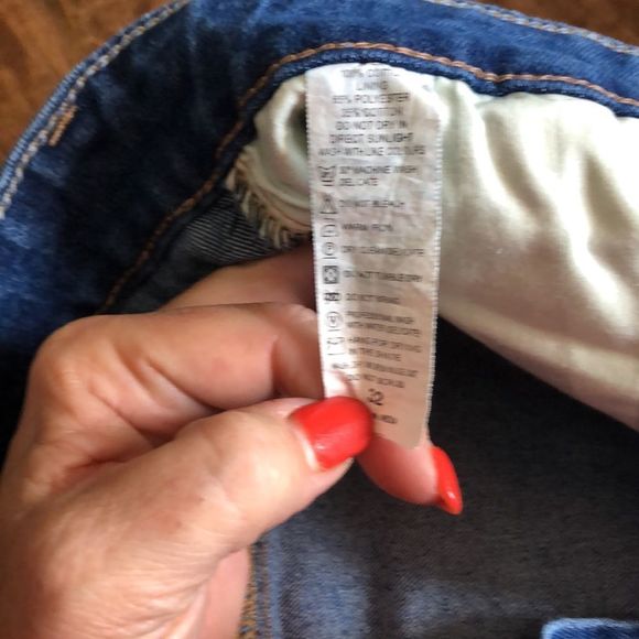 United Colors of Benetton SLIM FIT HIGH-WAISTED JEANS size 32 W - Picture 8 of 11